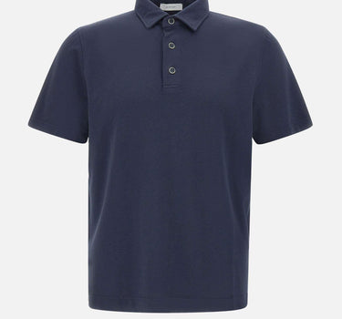 Polo in modal e cotone DK87111 BLU DIKTAT 