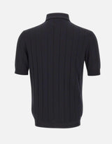 Polo in crepe di cotone PL1MC CR14C990 FILIPPO DE LAURENTIIS 