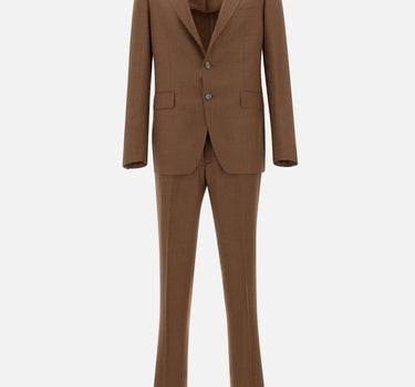 Completo due pezzi in lana 120 'S natural 2SVS22B01 080005M5047 TAGLIATORE