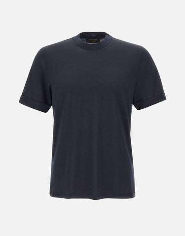 T-shirt in lana extrafine 60134 68002598 GRAN SASSO 