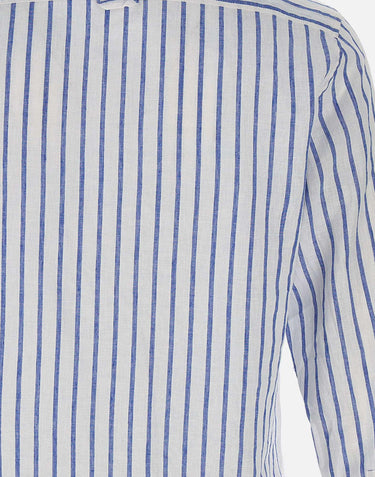 Camicia in lino e cotone CFWOSI0170 MRUT397731182 WOOLRICH 