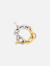 Bracciale "Bracelet XL Link" 26EBB0507MET388 M089 RABANNE 