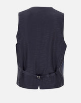 Abito tre pezzi slim fit in lana vergine 50561836 404 BOSS 