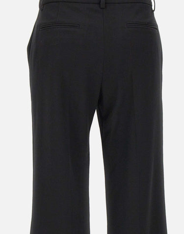"Tailored straight leg trouser" 1325WTR004852A BLACK VICTORIA BECKHAM 