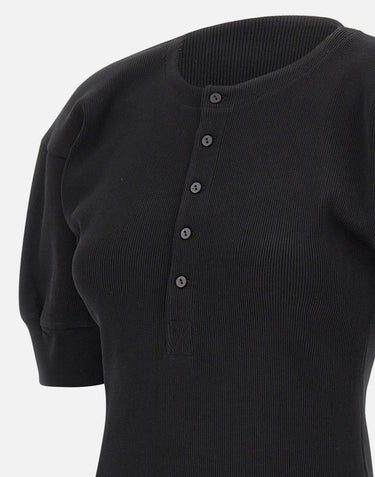 "Grey Marl Sweater" 1425JTP006684A BLACK VICTORIA BECKHAM 
