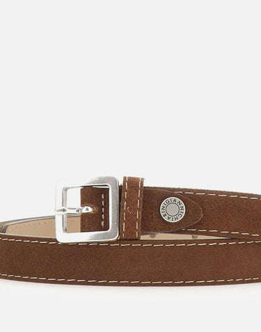 Cintura in pelle scamosciata CNK00971 CMCOGNAC GIANNI CHIARINI 