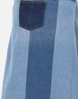 Gonna in denim patchwork COPJ140F2073 BLU COPERNI 