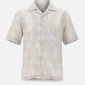 Camicia in misto lino e cotone M75CAMK09 TES0M1250002 ELEVENTY 