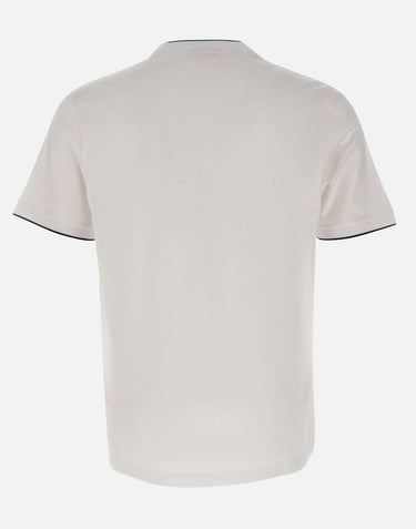 T-shirt in cotone con taschino 25411007 010 PAUL&SHARK 
