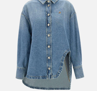 Maxi camicia in denim di  cotone 250WCB00068 DDD085AA024 THE ATTICO 
