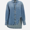 Maxi camicia in denim di  cotone 250WCB00068 DDD085AA024 THE ATTICO 
