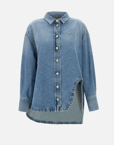 Maxi camicia in denim di  cotone 250WCB00068 DDD085AA024 THE ATTICO 