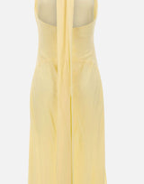 Abito lungo in marocaine con sciarpa 2A778A N0218 BLUMARINE 