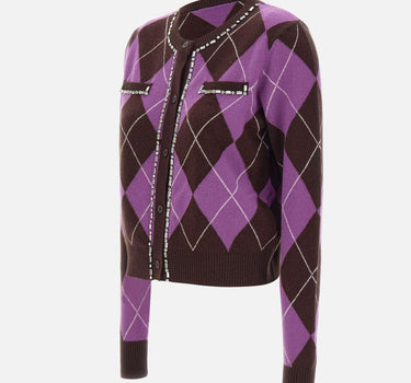 Cardigan Argyle RI5KT007 6006 KAOS 