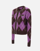 Cardigan Argyle RI5KT007 6006 KAOS 