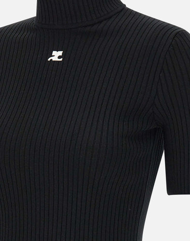 Maglia "Reedition" PERMPU026FI0001 BLACK COURREGES 