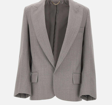 "Sculptural Sleeve Jacket" 1425WJK006630B LTMELANGE VICTORIA BECKHAM