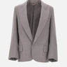 "Sculptural Sleeve Jacket" 1425WJK006630B LTMELANGE VICTORIA BECKHAM 