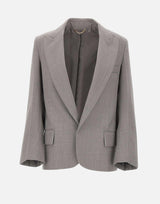 "Sculptural Sleeve Jacket" 1425WJK006630B LTMELANGE VICTORIA BECKHAM 