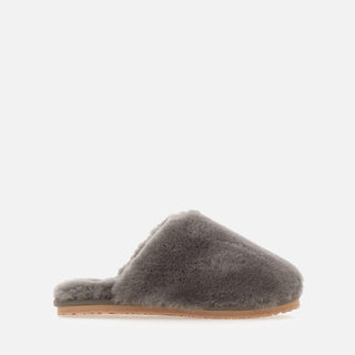 "Closed toe sheepskin fur slipper" FW161000L CHA MOU 