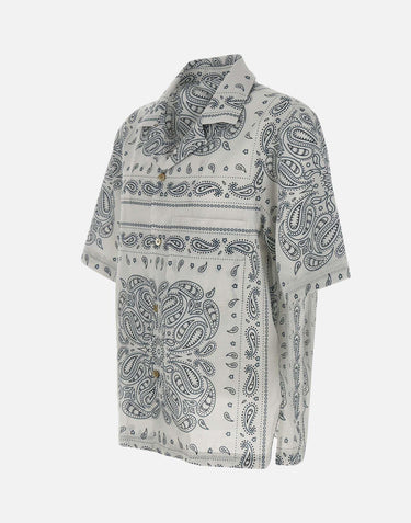 Camicia in lino e cotone K75CAMK07 TES0K22811 ELEVENTY 