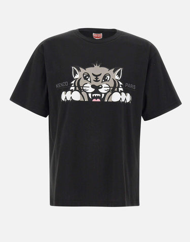"Happy tiger t-shirt" FF65TS4514SG 99J KENZO PARIS 