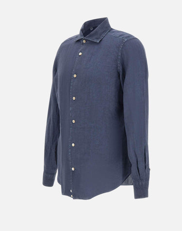 Camicia in lino M75CAMJ12 TET0I02619 ELEVENTY 