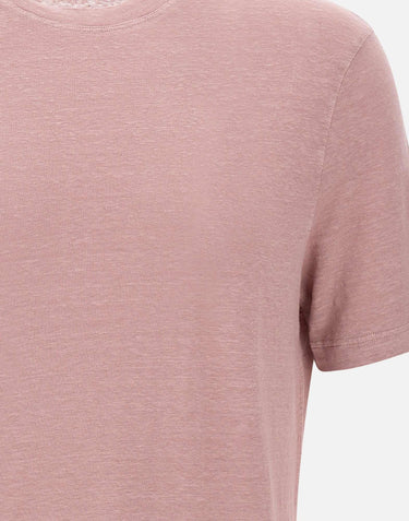 T-shirt in lino TSMC JERLINU411 FILIPPO DE LAURENTIIS 