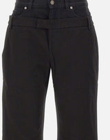 "Double waisted trousers" 7N839E22 U7BLK 7 FOR ALL MANKIND 