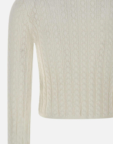 Maglia "Tinos" TINOS IVORY LOULOU DE SAISON 