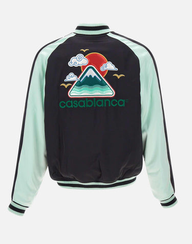 "Satin bomber jacket" MPF25JK383 01 CASABLANCA 