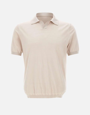 Polo in misto seta e cotone 300423 060 KANGRA 