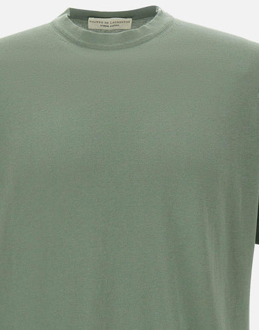 T-shirt in crepe di cotone TS0MC CR14R520 FILIPPO DE LAURENTIIS 