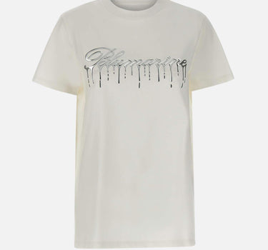 T-shirt in jersey di  cotone 4T063A N0103 BLUMARINE 