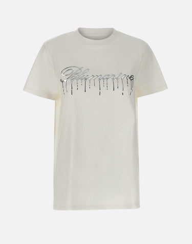 T-shirt in jersey di  cotone 4T063A N0103 BLUMARINE 