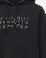 "Hoodie numeric sweatshirt" SH0GU0035 M25025900 MM6 MAISON MARGIELA 