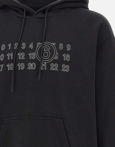 "Hoodie numeric sweatshirt" SH0GU0035 M25025900 MM6 MAISON MARGIELA 