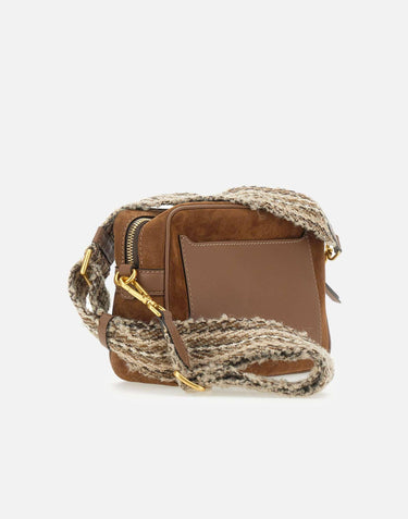 Borsa a tracolla "Nina" in pelle BS12060 CMNASPMCOGNAC GIANNI CHIARINI 