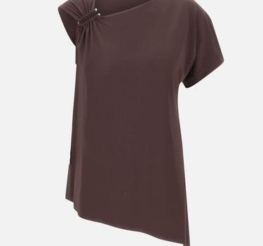 Blusa asimmetrica SP1MA007 6044 KAOS 