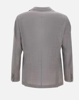 Blazer slim fit in lana vergine 50561991 072 BOSS 