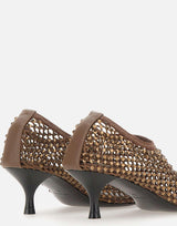 Scarpe con tacco "Jewel All Over Strass" R14CONNIE CACAO STRATEGIA 