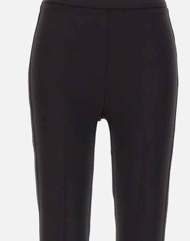 Pantaloni in crêpe leggero e raso PA19063E2 110 ELISABETTA FRANCHI 
