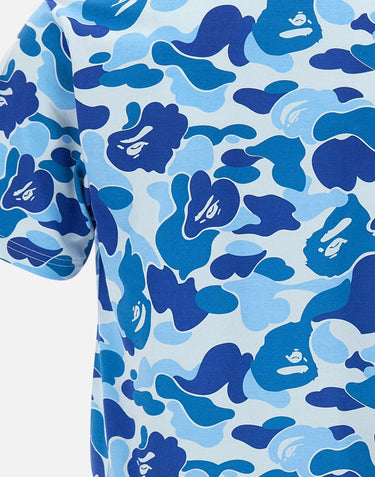 T-shirt "College ABC Camo" 001CSM301011M BLUE BAPE 
