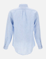 Camicia in lino a righe 710B15594 005 POLO RALPH LAUREN 