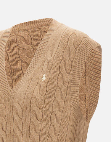 Gilet "Classics" in lana e cashmere 211949994 001 POLO RALPH LAUREN 