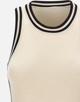 Top con profili a contrasto SP5NT012 1041 KAOS 