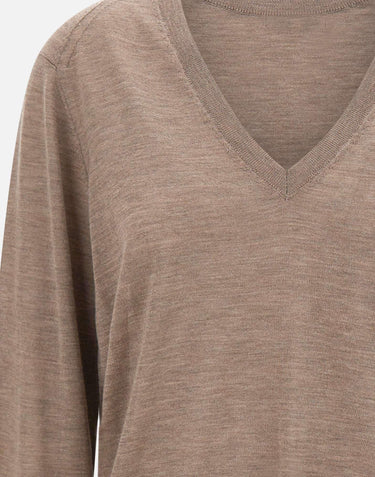 Maglia "Julio" in cashmere JULIO TAUPE LOULOU DE SAISON 