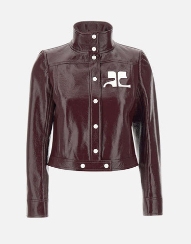 "Reedition Vinyl Jacket" PERCBL005VY0014 BURGUNDY COURREGES 
