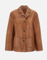 Giacca in pelle "Marina" 5802268 071 HERSKIND 