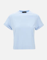 T-shirt in cotone a girocollo 60264 80500512 GRAN SASSO 